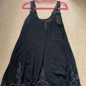 Free People beaded slip dress